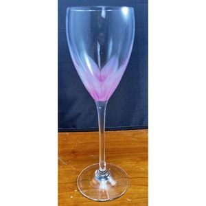 Steven Maslach 1986 Pink Tulip Wine Glass. Replacement *Pre-Owned*